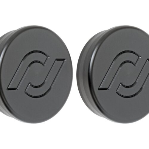 RockJock JL/JT Frame Tube Plugs Frame Front CNC Machined Black Delrin