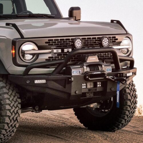 Westin 21-23 Bronco (Excl. Sport) XTS Round Bull Bar - Tex. Blk - Image 8