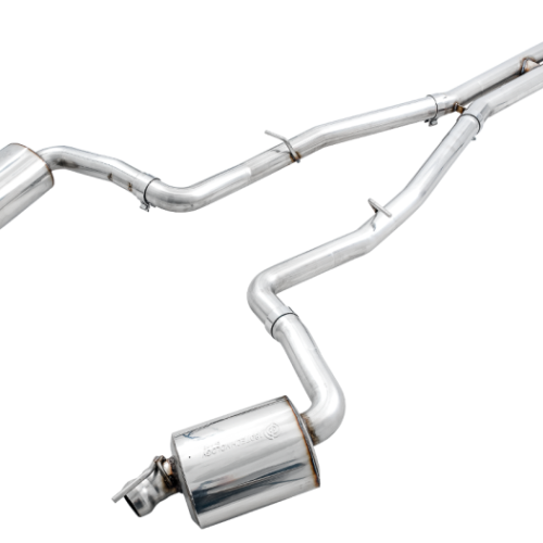AWE Tuning Touring Edition Exhaust - Use Stock Tips for 2015+ Dodge Challenger 6.4L/6.2L Non-Resonated - Image 3