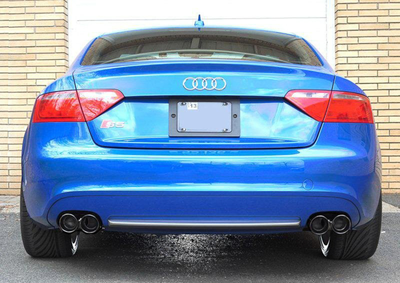 AWE Tuning Track Edition Exhaust System - Polished Silver Tips for Audi B8 S5 4.2L - Image 2