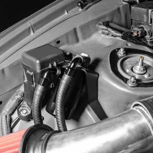 Radium Engineering Dual Catch Can Kit MK4 Supra Fluid Lock 94-02 Toyota Supra - Image 2