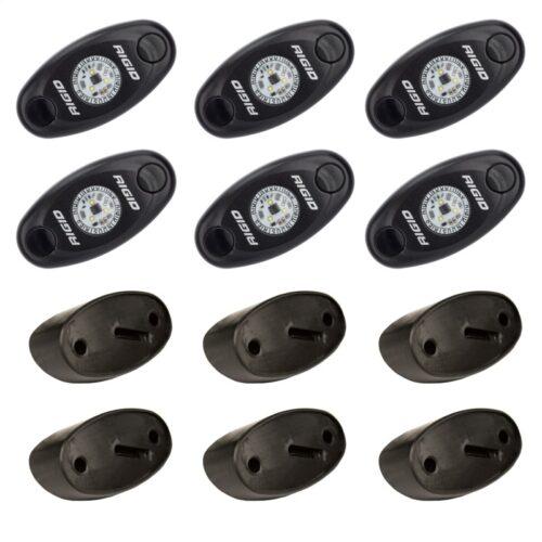 Rigid Industries Rock Light Kit- Red (6 lights) - Image 5