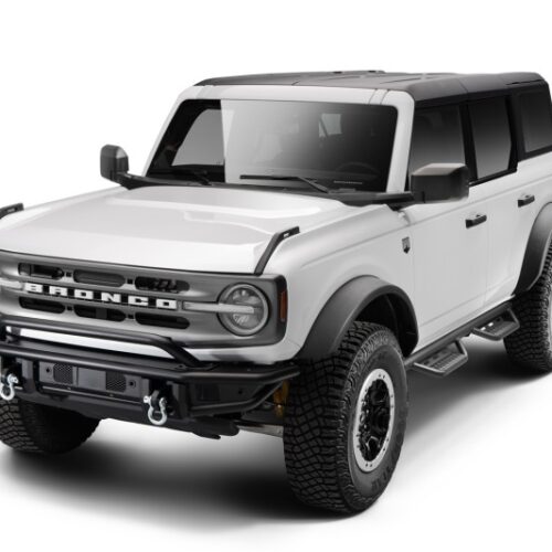 N-Fab 21-22 Ford Bronco 4 Door SRW RS Nerf Step - Full Length - 2in - Tex. Black