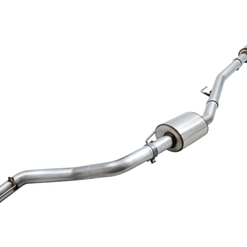 Alternative view of AWE Tuning Cat-Back Exhaust for 20-21 Jeep Gladiator JT 3.6L Trail Edition