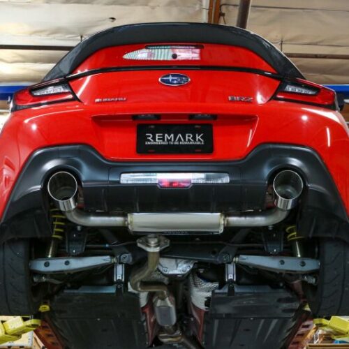 Remark 22+ Subaru BRZ/Toyota GR86 Axle-Back Exhaust - Stainless Single Wall Tips - Image 3