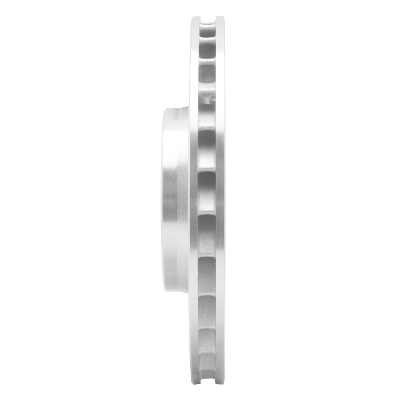 R1 Concepts for 01-06 BMW M3 Left Front Drilled & Slotted Silver Brake Rotor - Image 3