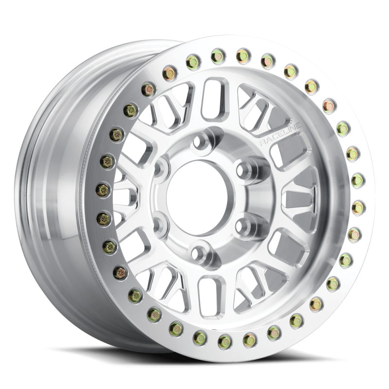 Raceline RT951F Ryno 17x9in / 8x165.1 BP / -12mm Offset / 130.81mm Bore - Machined Beadlock Wheel - Image 4
