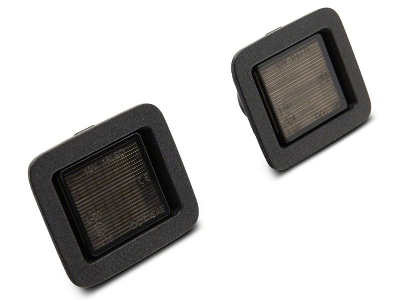 Raxiom for 2007-2014 Ford F-150 Axial Series LED License Plate Lamps- Smoked - Image 2