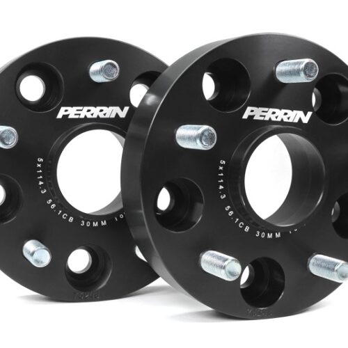 PERRIN Subaru 30mm Wheel Spacers 5x114.3 BP w/56mm Hub - Black
