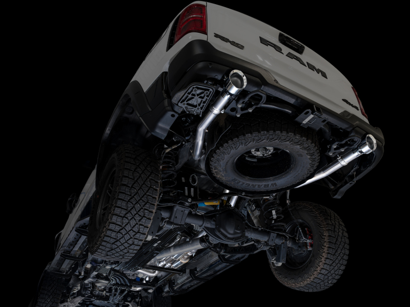 AWE Tuning Cat-Back Exhaust - Chrome Silver Tips for 2025+ RAM 1500 RHO 3.0 I6 TT 0FG Dual Rear Exit - Image 3