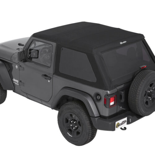 Bestop 18-26 Jeep Wrangler JL 2-Door Trektop (Premium Black Twill)