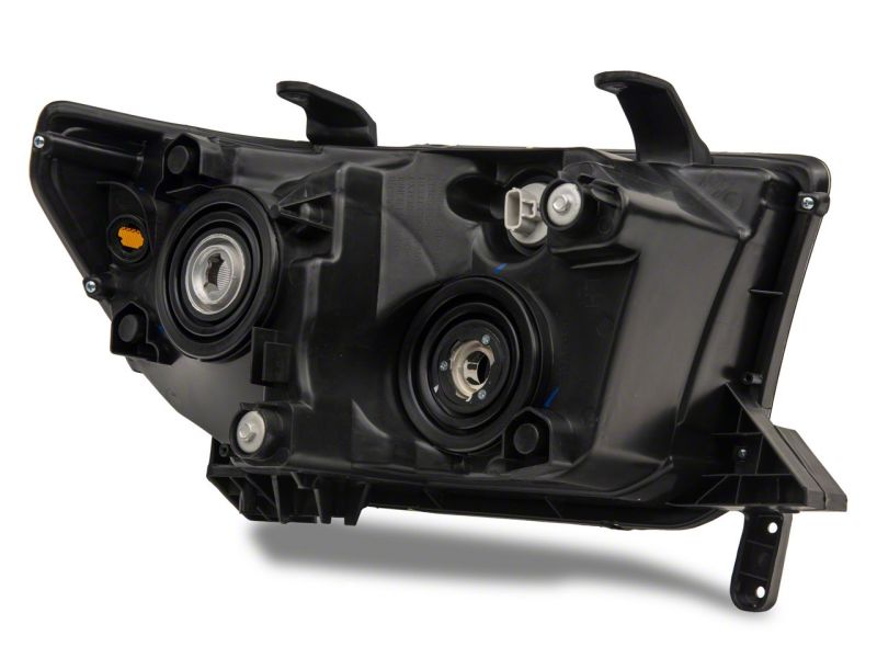 Raxiom for 2007-2013 Toyota Tundra Axial Series Headlights w/ SEQL LED Bar- Black Housing (Clear Lens) - Image 4