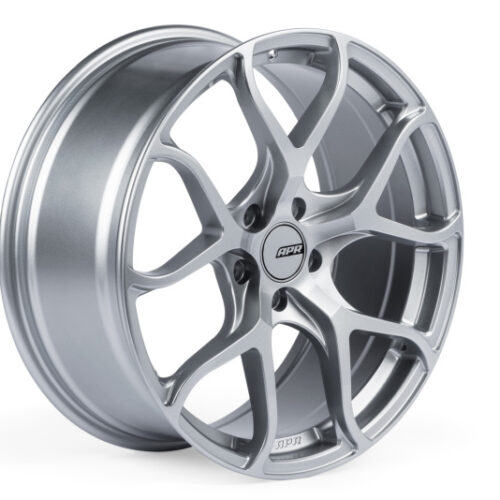 APR A01 Flow Formed - 19x8.5 - 5x112 - ET45 - 66.5mm Center Bore - Hyper Silver Wheel