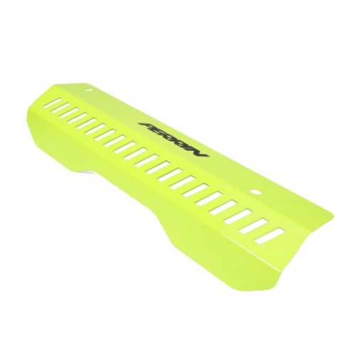 PERRIN 22-26 Subaru WRX Pulley Cover - Neon Yellow (SHORT - For Use w/PERRIN AOS) - Image 3