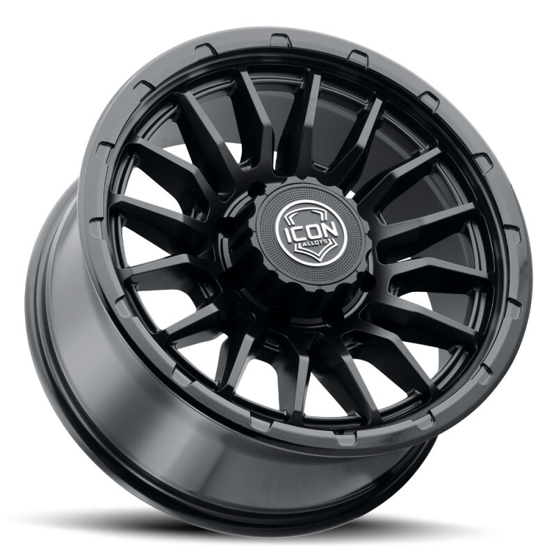 ICON Alloys Cajon 20x9 / 8x180 / 12mm / 5.5in BS Double Black Wheel - Image 3