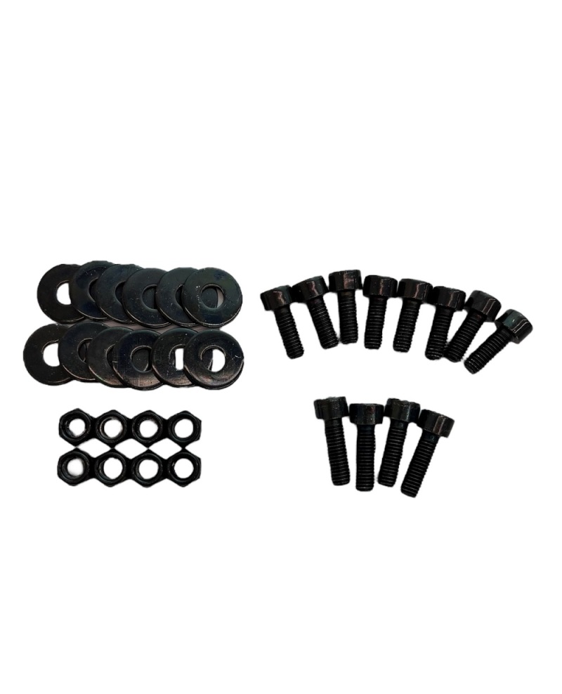 Sparco 50002ZN Seat Hardware Spacer Kit Side Mount - Black Zinc