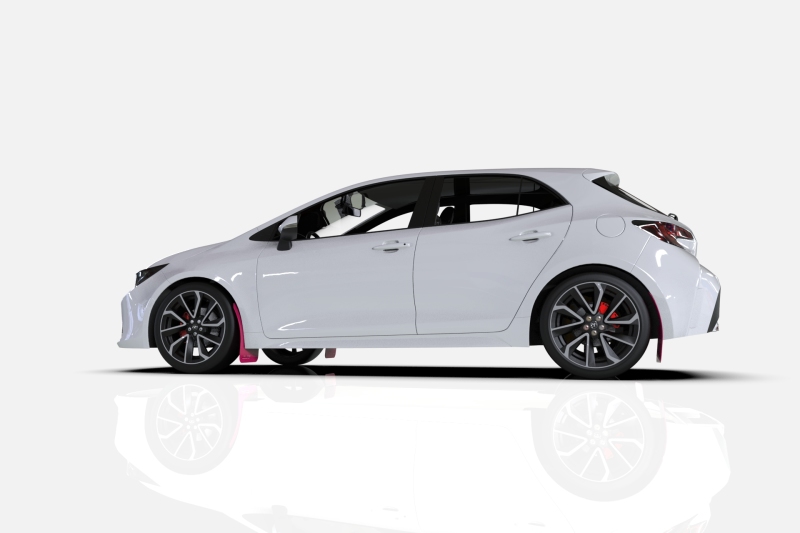 Rally Armor 22-26 Subaru WRX Pink Mud Flap BCE Logo - Image 4