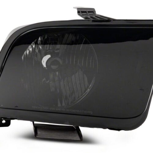 Raxiom for 2005-2009 Ford Mustang Axial Series OEM Style Rep Headlights- Chrome Housing- Smoked Lens - Image 3