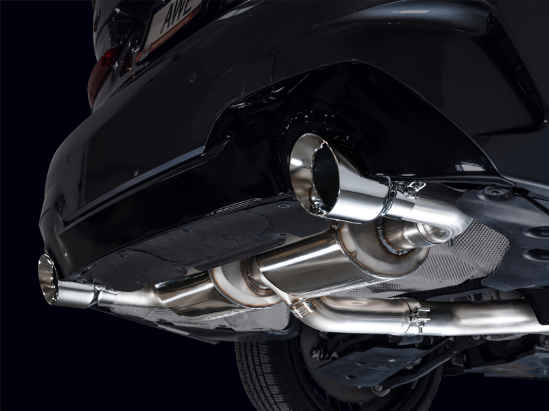 AWE Tuning Axle-Back Exhaust - Chrome Silver for 19-23 BMW 330i / 21-23 BMW 430i Base G2X Touring - Image 4