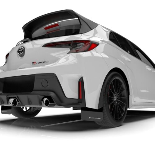 Rally Armor 23-26 Toyota GR Corolla Black Mud Flap w/Light Blue Logo - Image 9
