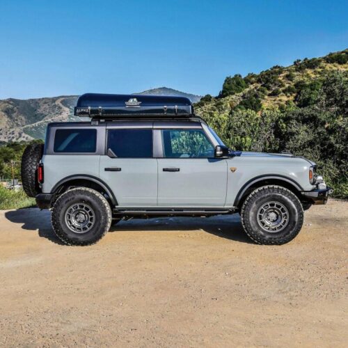 Westin 21-23 Ford Bronco 4dr (Excl. Bronco Sport) Rock Slider - Textured Black - Image 7
