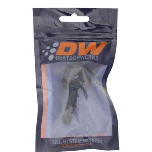 Alternative view of DeatschWerks 10AN Female Flare Swivel to 3/8in Male EFI Quick Disconnect - Anodized Matte Black