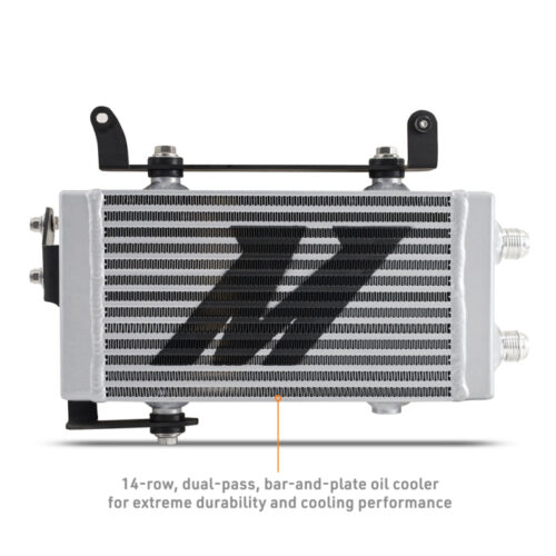 Alternative view of Mishimoto Oil Cooler Kit - Thermostatic - Silver for 2023+ Toyota GR Corolla