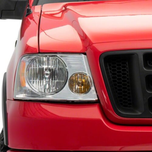 Raxiom for 2004-2008 Ford F-150 Axial Series OEM Style Replacement Headlights- Chrome Housing (Clear Lens) - Image 7