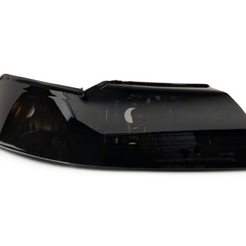 Raxiom for 1999-2004 Ford Mustang Axial Series OEM Style Replacement Headlights- Black Housing (Smoked Lens) - Image 3