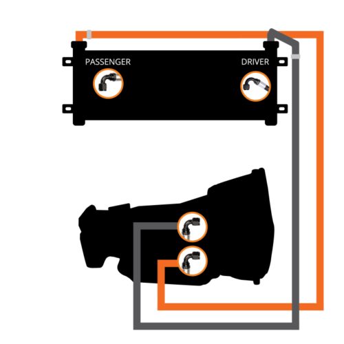 Fleece Performance 07.5-09 Dodge Ram 2500/3500 Transmission Cooler & Line Kit - Image 5