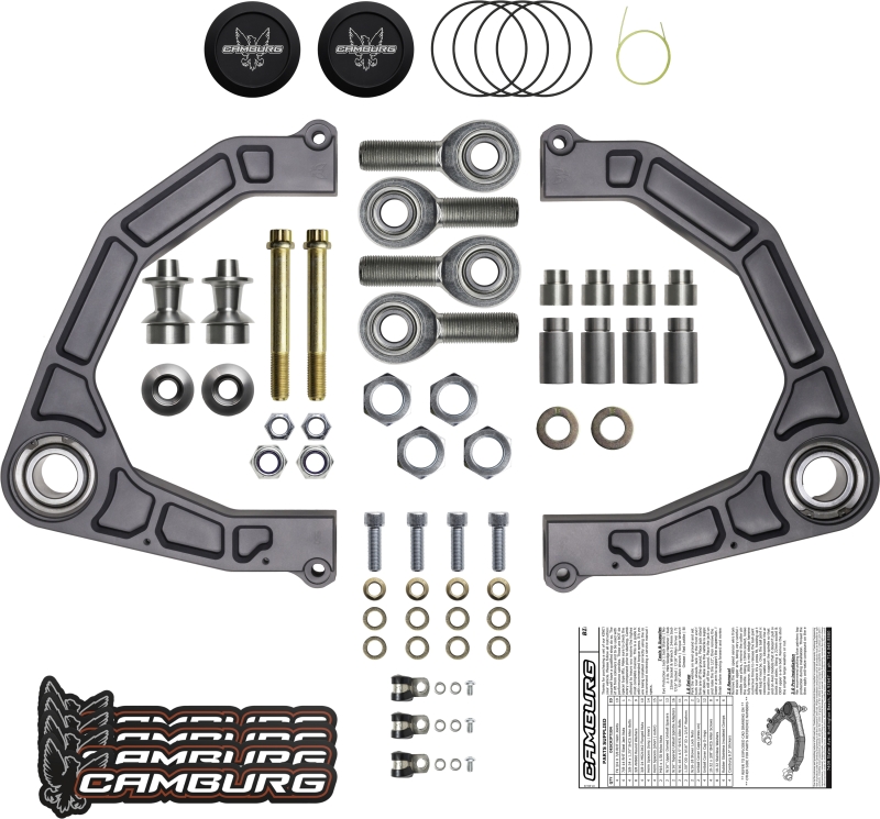 Camburg Toyota Tundra 2WD/4WD 22-23 KINETIK V2 Performance Billet Uniball Upper Arms - Image 5