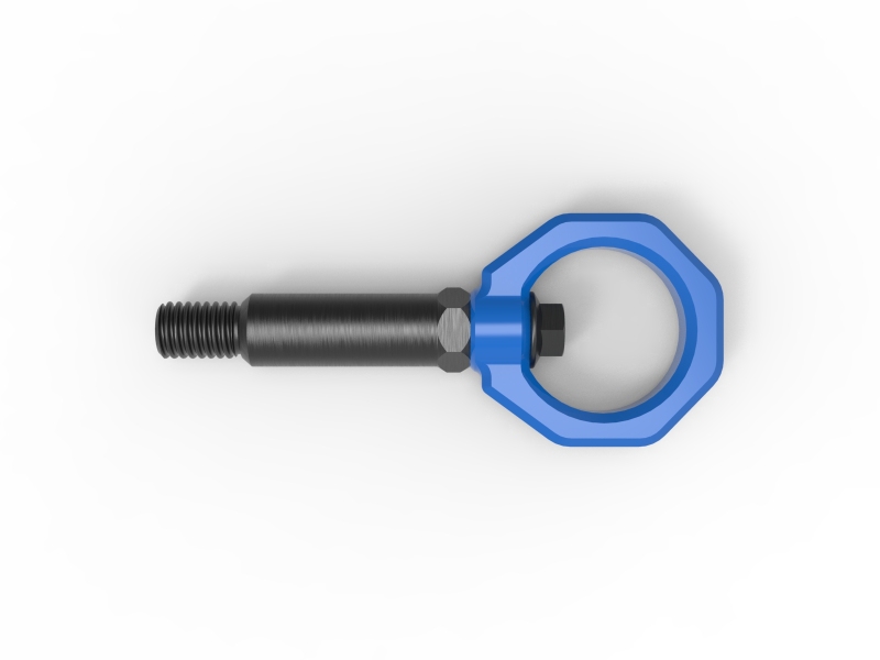 aFe Power Control Front Tow Hook Blue BMW F-Chassis 2/3/4/M - Image 5