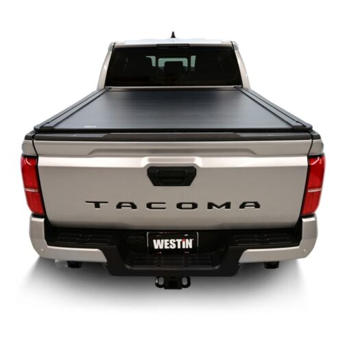 Alternative view of Westin 24-26 Toyota Tacoma 5ft. Bed Electric Retractable Tonneau Cover - Black