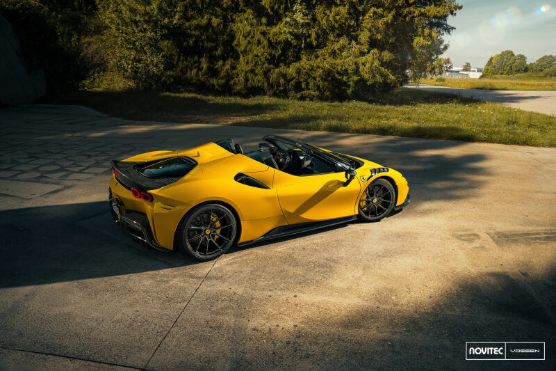 Vossen x Novitec NF10 21x9.5in - 5x114.3 BP - ET28 - Gloss Black Ferrari SF90 Front Wheel - Image 2