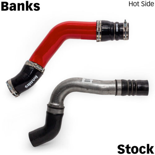 Alternative view of Banks Power 19-21 Ram 2500/3500 6.7L Cummins Boost Tube Upgrade Kit - Red