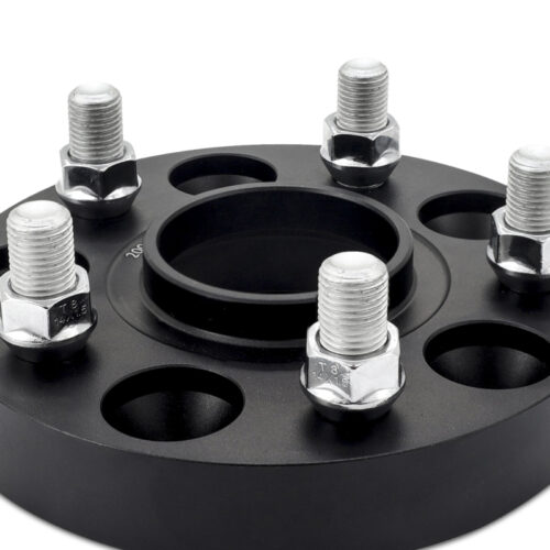 Mishimoto Wheel Spacers - 5x120 - 64.1 CB - M14 x1.5 - 25mm - BK - Image 5