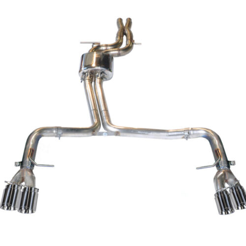 AWE Tuning Track Edition Exhaust - Chrome Silver Tips (90mm) for Audi B8.5 S5 3.0T