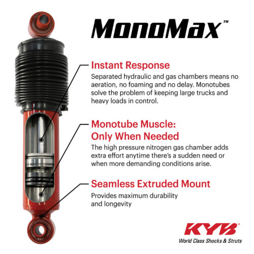 Alternative view of KYB 05-23 Toyota Tacoma 4WD / 05-15 Tacoma Pre Runner RWD / 16-23 Tacoma RWD MonoMax Shock - Rear