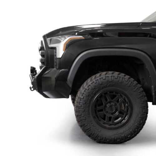 Alternative view of Addictive Desert Designs for 2022+ Toyota Tundra Stealth Center Mount Front Bumper w/ Top Hoop