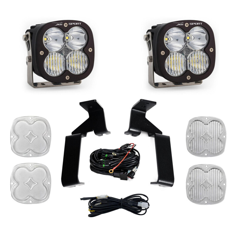 Baja Designs for 21-25 Ford Raptor (Base/37/R) XL Sport A-Pillar Kit