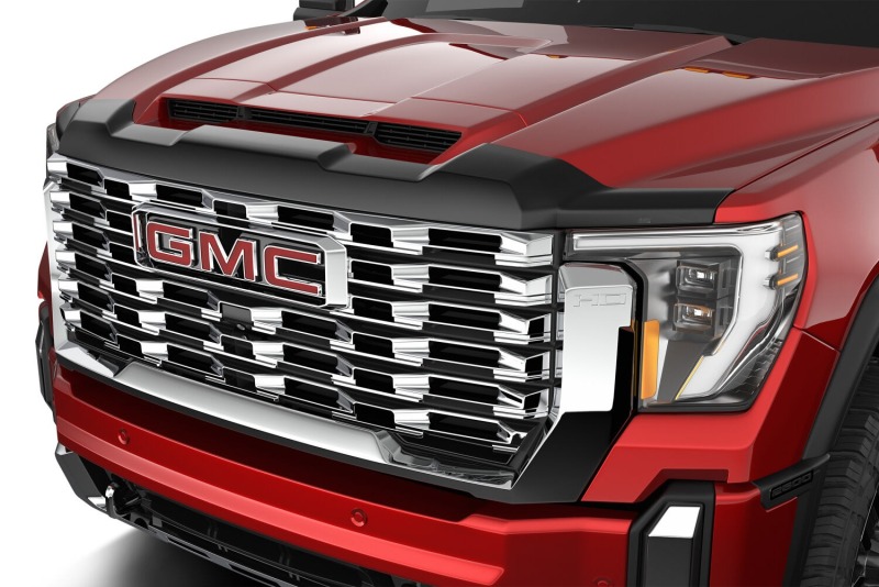 Husky Liners 19-24 GMC Siera 1500 Aeroskin Hood Protector - Smoke - Image 4