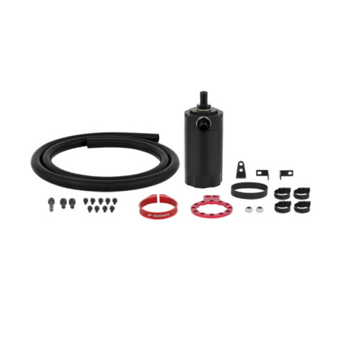 Mishimoto Universal Baffled Oil Catch Can - Red - Image 10