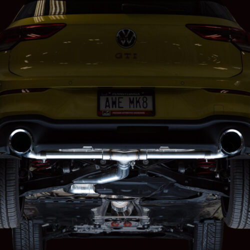AWE Tuning 3020-32658 2022 VW GTI MK8 Track Edition Exhaust - Chrome Silver Tips - Image 9
