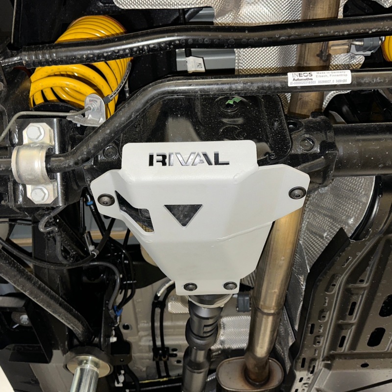 Rival Ineos Grenadier Quartermaster Aluminum Rear Differential Skid Plate - Image 3