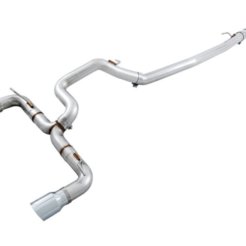 AWE Tuning Track Edition Cat-Back Exhaust - Chrome Silver Tips for Ford Focus RS
