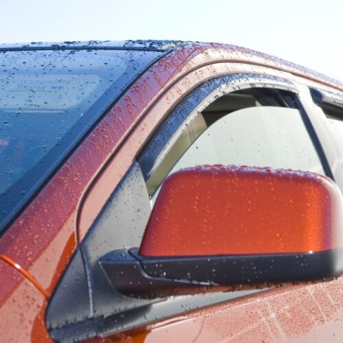 AVS 21-22 Hyundai Santa Cruz In-Channel Ventvisor Front & Rear Window Deflectors 4pc - Smoke - Image 7