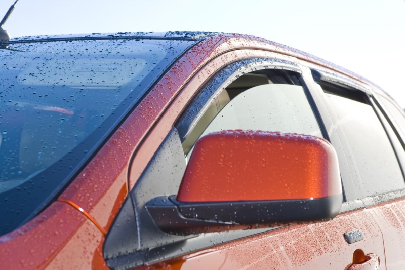 AVS 21-22 Hyundai Santa Cruz In-Channel Ventvisor Front & Rear Window Deflectors 4pc - Smoke - Image 7