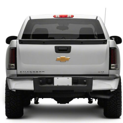Raxiom for 2007-2013 Chevrolet Silverado 1500 LED Tail Lights- Black Housing (Clear Lens) - Image 6