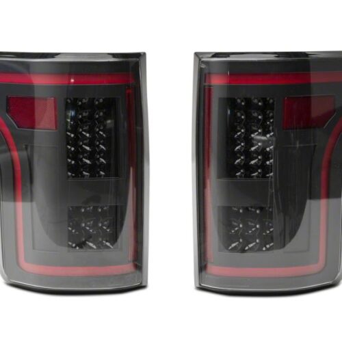 Raxiom for 2015-2017 Ford F-150 LED Tail Lights w/ SEQL Turn Signals- Black Housing (Clear Lens) - Image 6