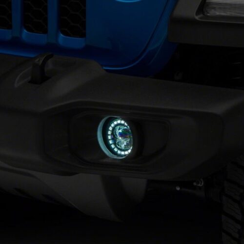 Raxiom for 2018-2023 Jeep Wrangler JL Sport 20-23 Jeep Gladiator JT Sport Axial Nighthawk LED Fog Lights - Image 7